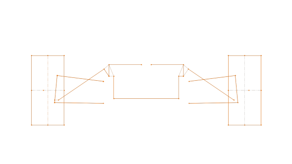 Rear suspension geometry